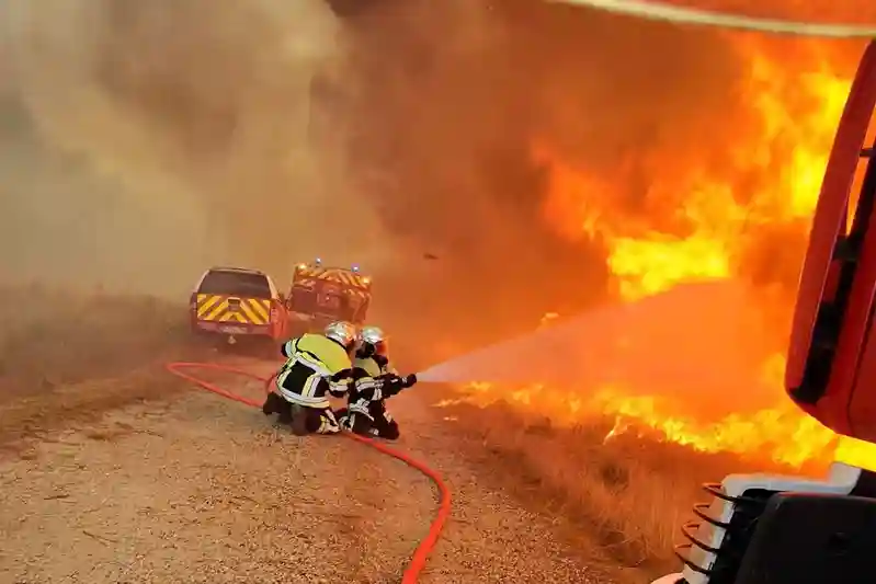 Student rescued young cousins from smoke-filled home as wildfires sweep France