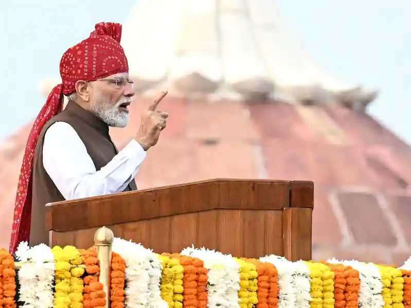 Indian PM Modi warns about left-wing activists in Independence Day speech