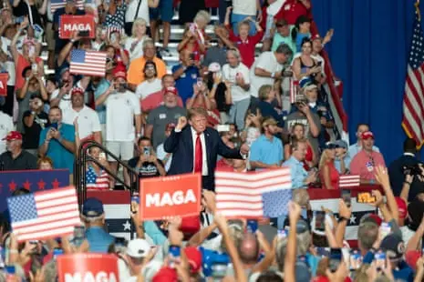 Is Donald Trump’s bid to brand Democrats as ‘radical’ communists working?