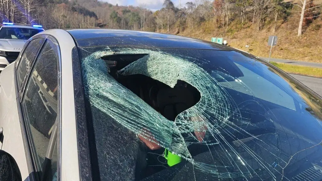 Suspect arrested after smashing 81 car windshields in Virginia parking lot