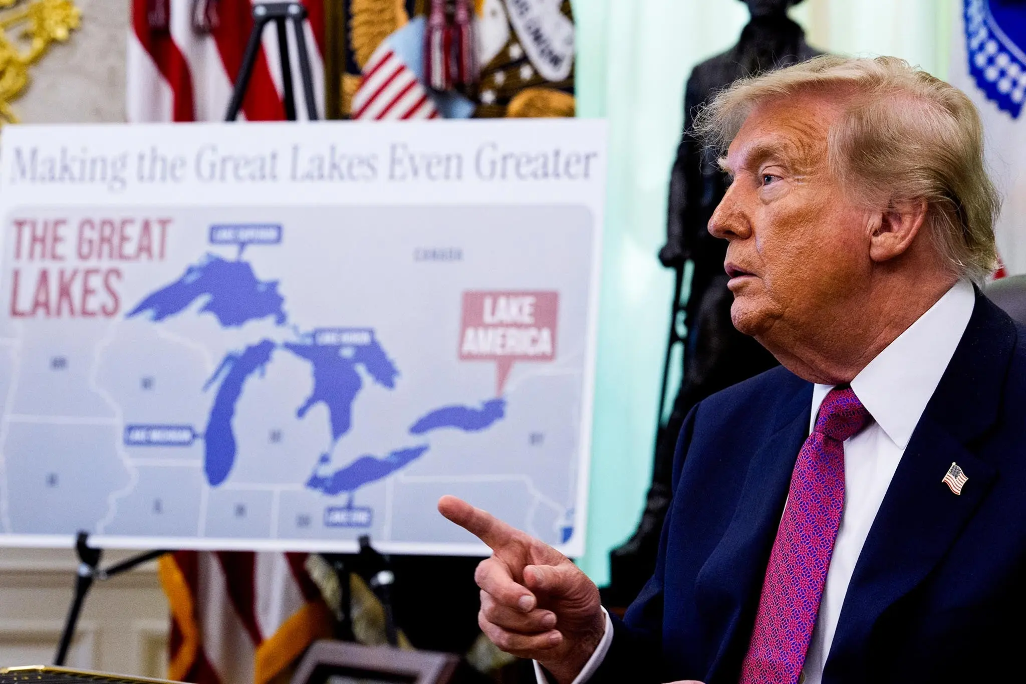 Trump celebrates as Apple Maps changes Lake Ontario to ‘Lake America’ for him
