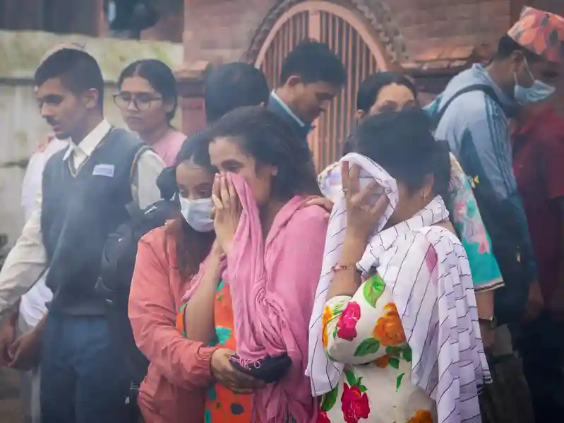 Relatives hold cremations without bodies for Nepal’s missing flood victims