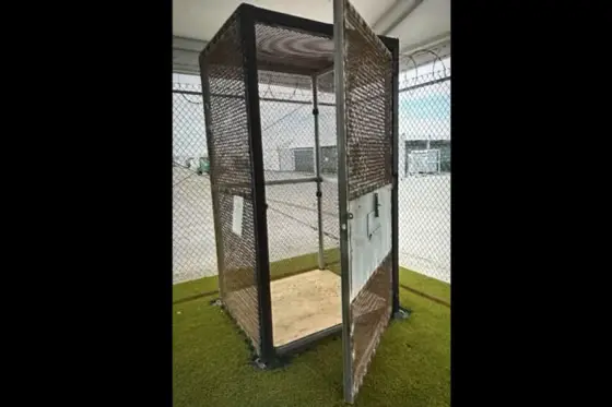 DHS watchdog finds immigrants held at ‘Alligator Alcatraz’ in outdoor cages the size of phone booths