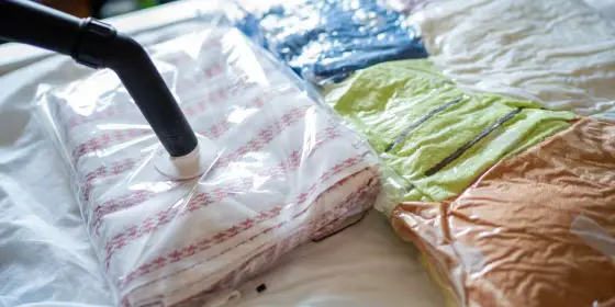 The key to a super-organized closet? These vacuum storage bags that fit clothes, comforters, jackets and more