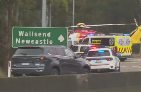 Five-year-old girl in a coma and P-plater charged after car hits crowd of NRL fans in Newcastle