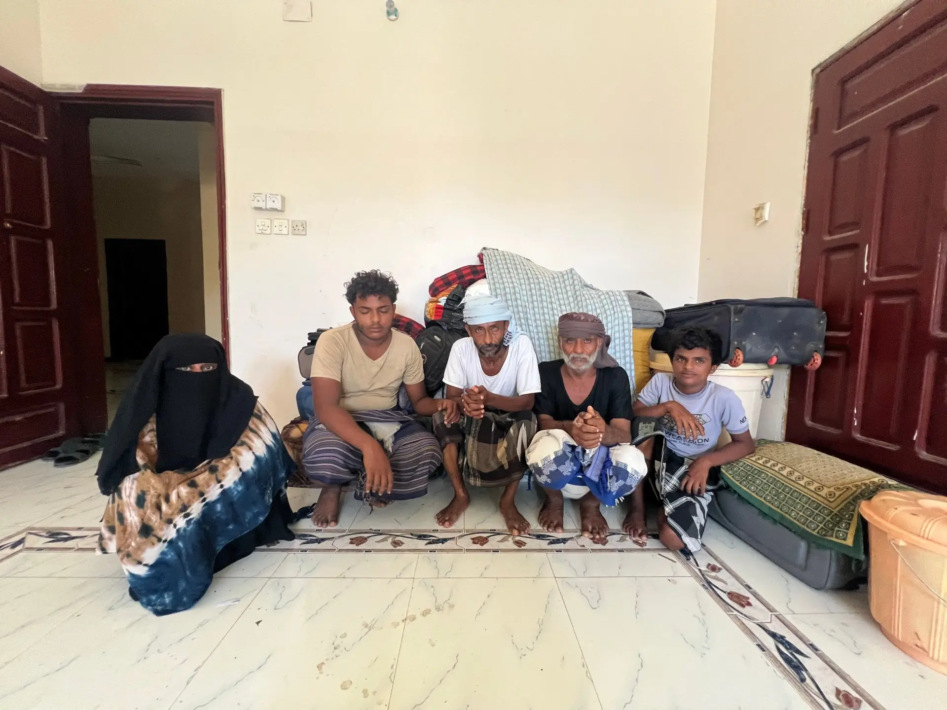 A Yemeni family spends a week on the road fleeing another Houthi offensive