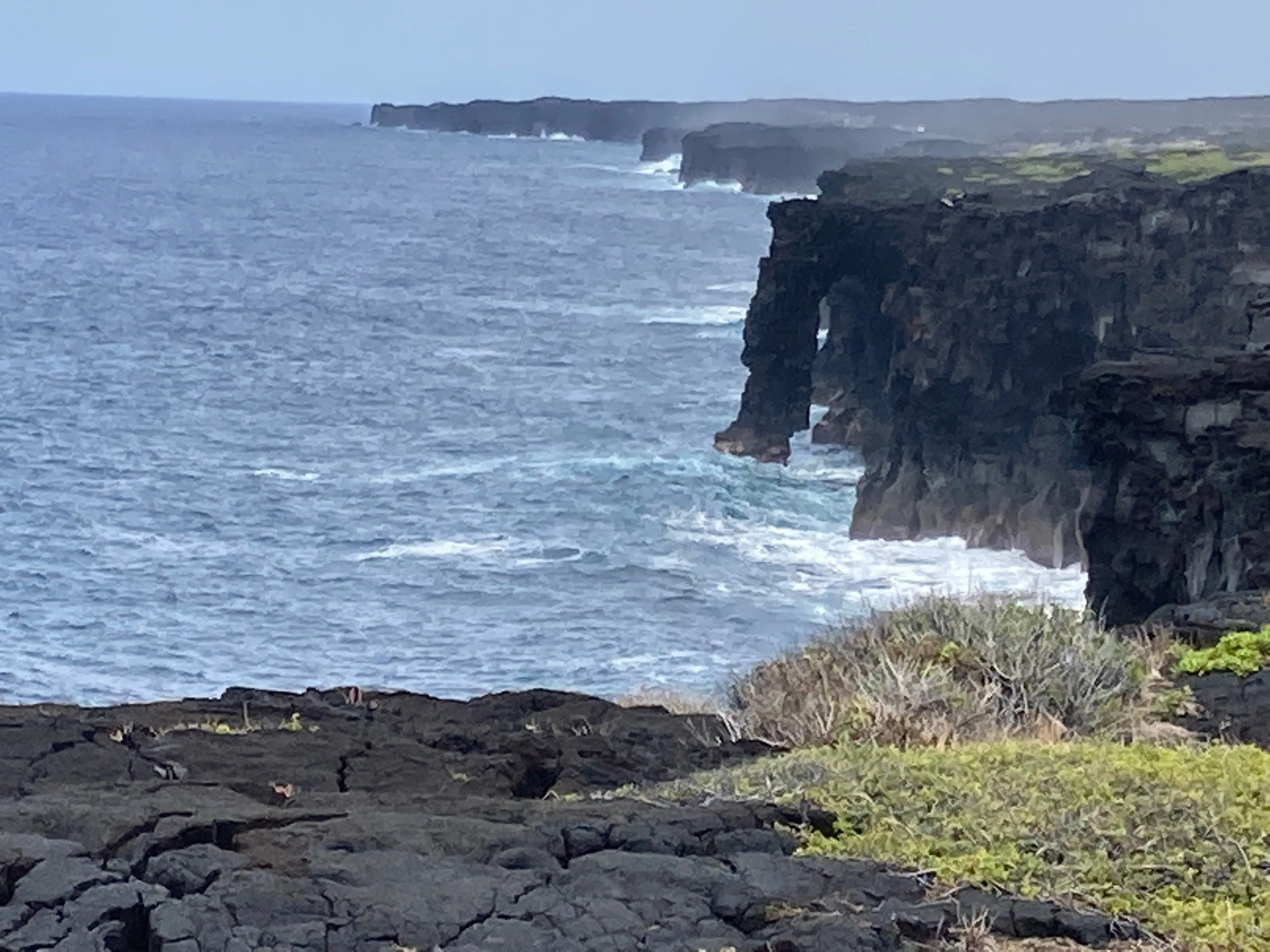 Famed Hawaii tourist attraction collapses into the sea amid unstable cliff warning