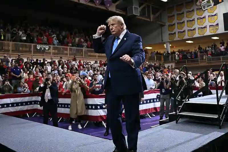 Trump tries to fire up Ohio voters by saying he wants to shove a win up Dem’s ‘a**es’