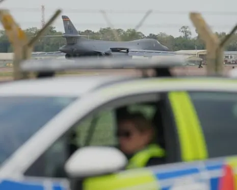Two men charged with national security offences over RAF Fairford incident