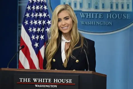 Enter the Zachbot: Trump’s new press secretary malfunctions on podium debut