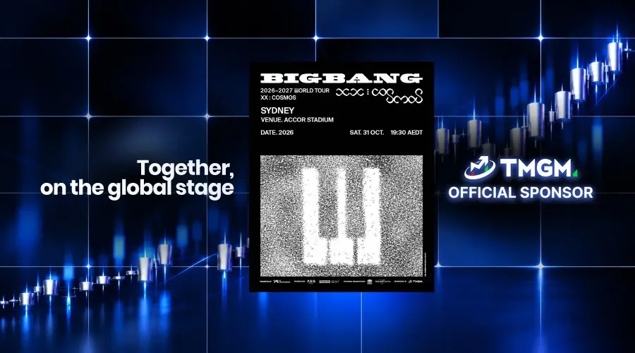 TMGM Named Official Financial Online Trading Sponsor of BIGBANG 2026–2027 WORLD TOUR <XX : COSMOS> in Sydney