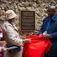 Plaque telling story of African-Caribbean prisoners in Britain stolen within days