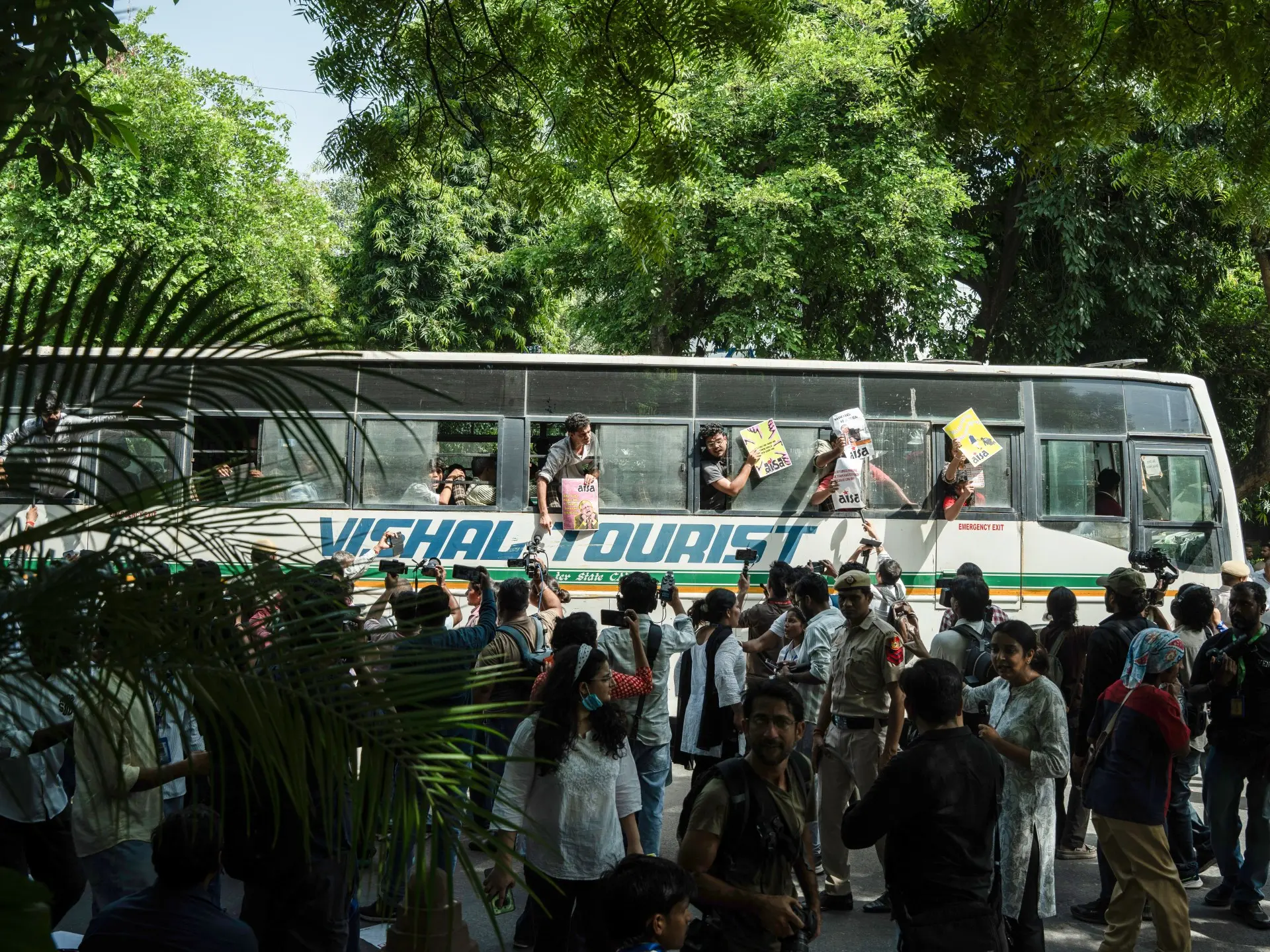 AI tool helps stranded protesters find their way home in the Indian capital