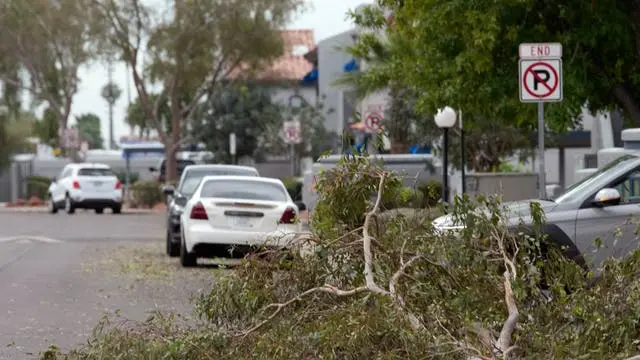 Hail the size of golf balls pummel parts of Arizona as rare storm moves through the West