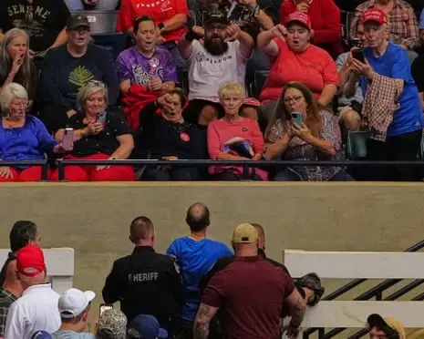 ‘Man, I loved that’: Trump cheers South Carolina rally attender who hit protester