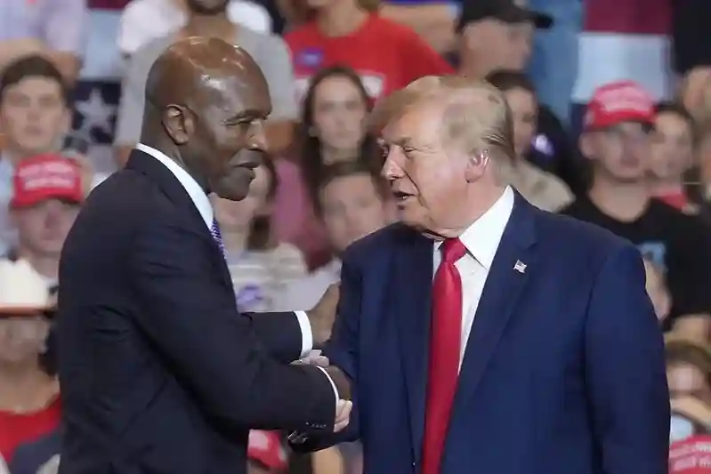 Trump praises supporter who punched heckler and compares him to Evander Holyfield