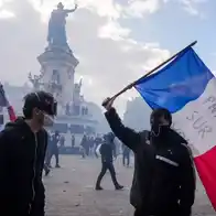 France’s Emmanuel Macron says ‘illegitimate’ protests will be banned as cities block demonstrations