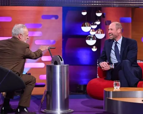 Prince William makes surprise appearance on Graham Norton show