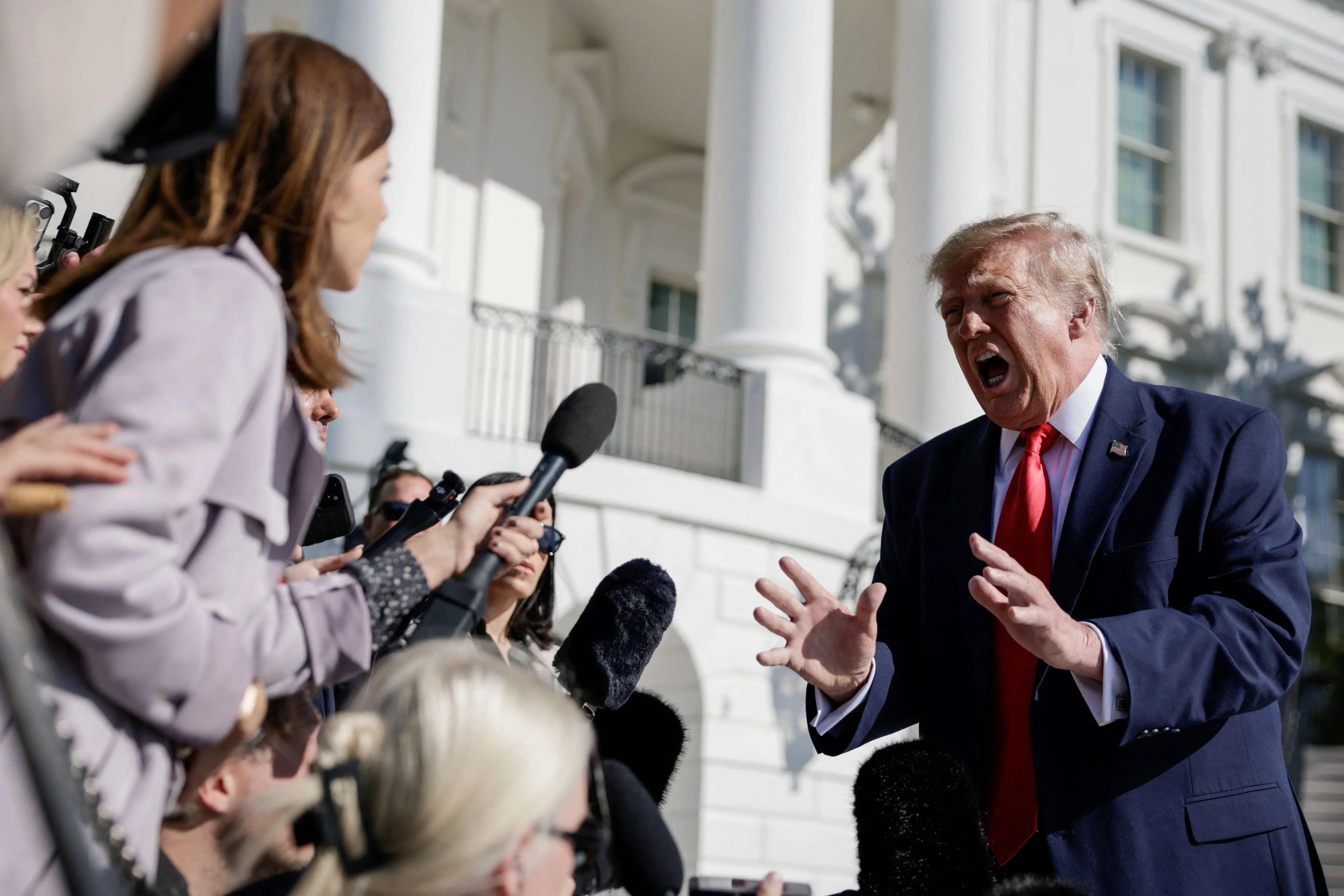 Trump berates ‘horrible little’ female reporter in fit over Vivek foe’s mom