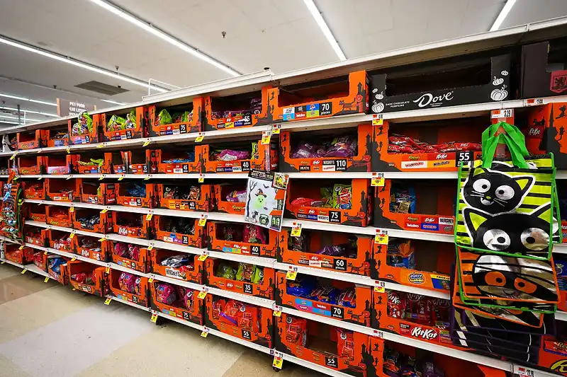 Halloween candy sales drop as cost of living crisis bites American households