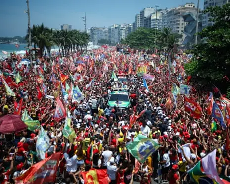 More than one million Lula supporters rally on eve of Brazilian election runoff