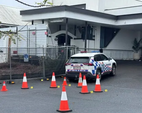 ‘Horrific’: woman, 19, shot in head in drive-by shooting outside boxing event near Brisbane
