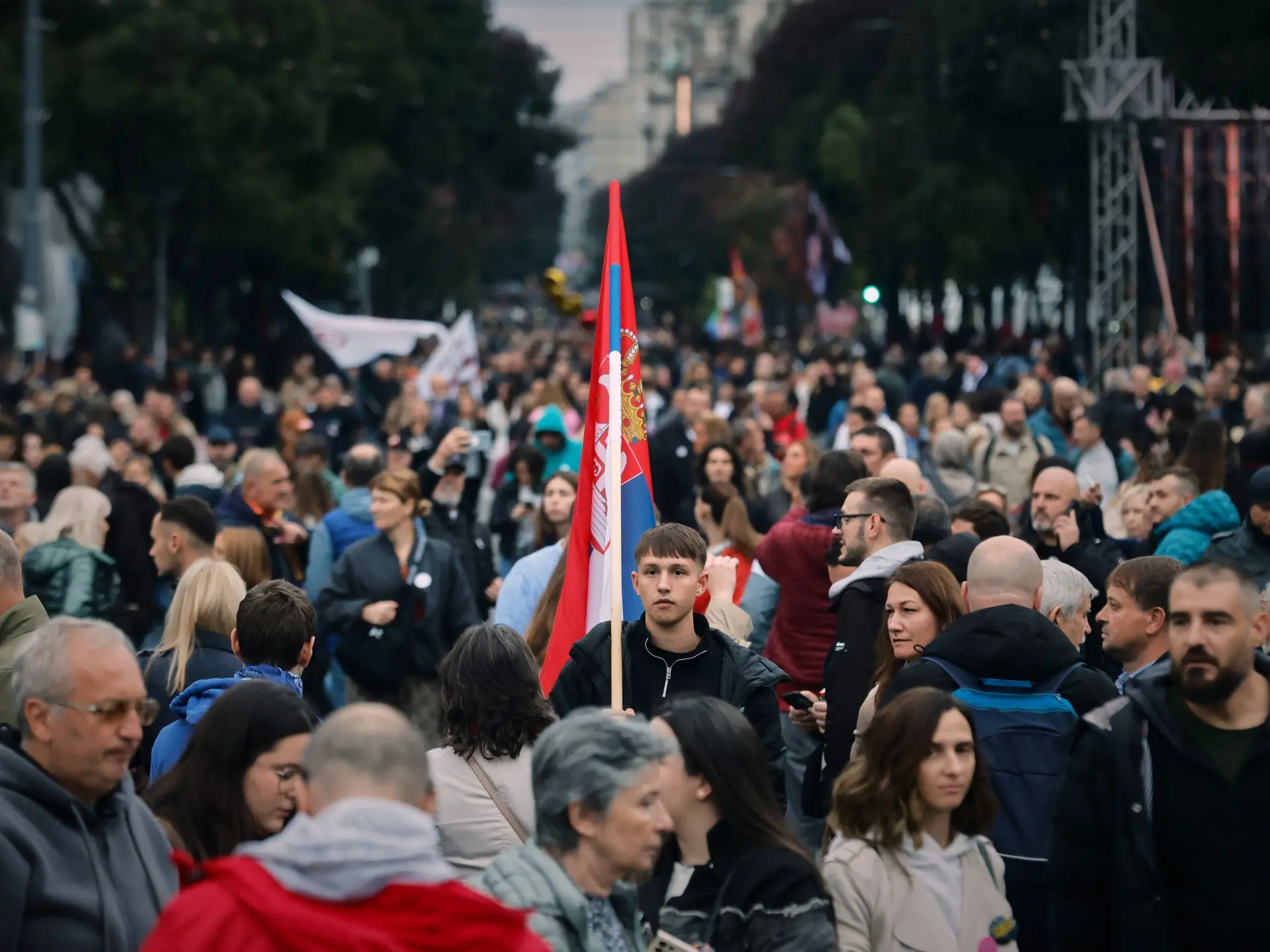 Serbia votes in election pitting longtime leader against student movement