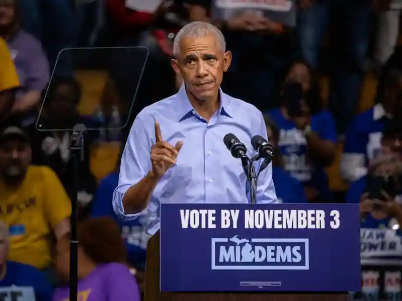 ‘Unnecessary’ Iran war, corruption: Takeaways from Obama’s midterm speeches