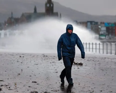 Two dead and tens of thousands of properties without power as Storm Boelo batters UK