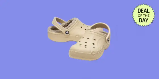 Fleece-lined Crocs for $30? Walmart has the Baya Lined Clog at 50% off right now.