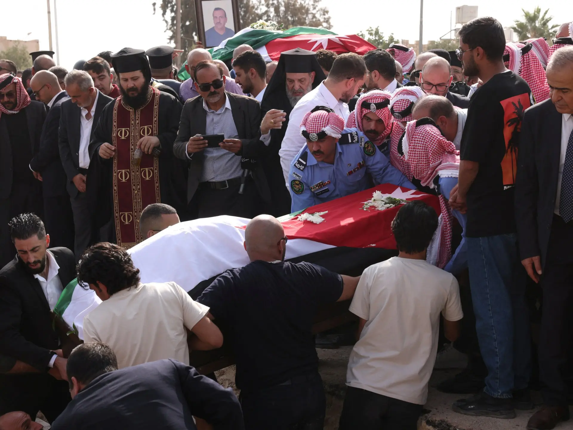 Thousands mourn victims of deadly Jordan church attack