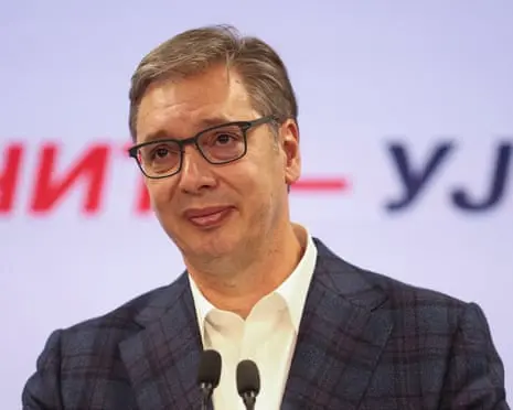 Serbian leader Aleksandar Vučić concedes defeat in fiercely contested parliamentary election