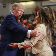 Trump focuses on Nicki Minaj’s ‘beautiful’ rear, AOC and owning Greenland at rally