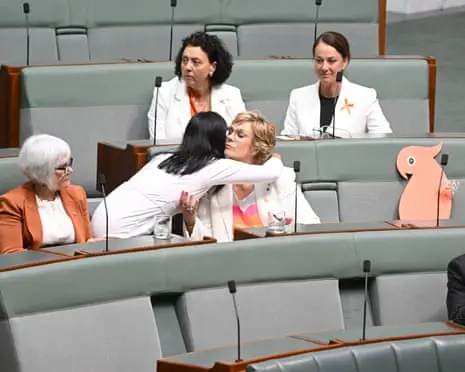 ‘Like a stone in our hearts’: PM leads Helen Haines tributes as parliament pauses to praise ‘fighter’