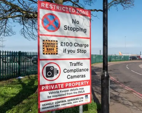 Stung with a parking fine for an 18-second airport stop to tackle a wasp