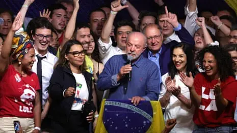 Lula wins historic fourth term as Brazilian president in defeat of far-right Flávio Bolsonaro