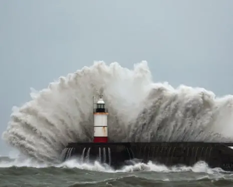 About 90,000 properties still without power after two storms strike Britain
