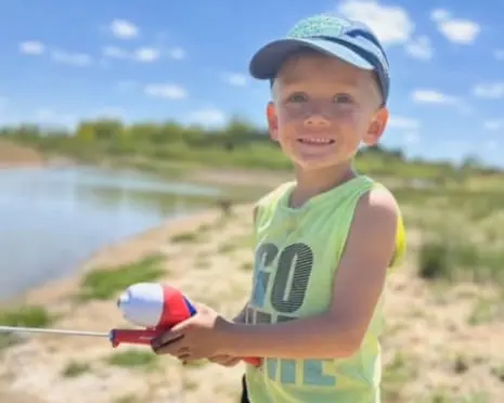 Father pays tribute to son, six, killed by truck on Kansas soccer field