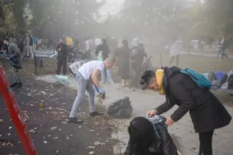 ‘It’s the smell of freedom’: Belgrade cleans up after Student List triumph