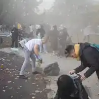 ‘It’s the smell of freedom’: Belgrade cleans up after Student List triumph
