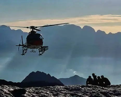 Melting glaciers in Dolomites reveal cache of first world war munitions