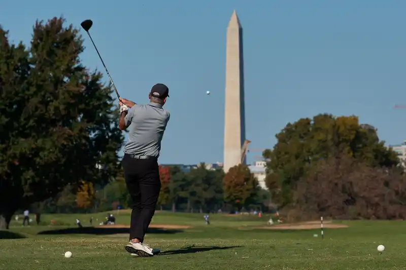 Judge halts Trump's makeover of historic DC golf course after 400 trees cut down