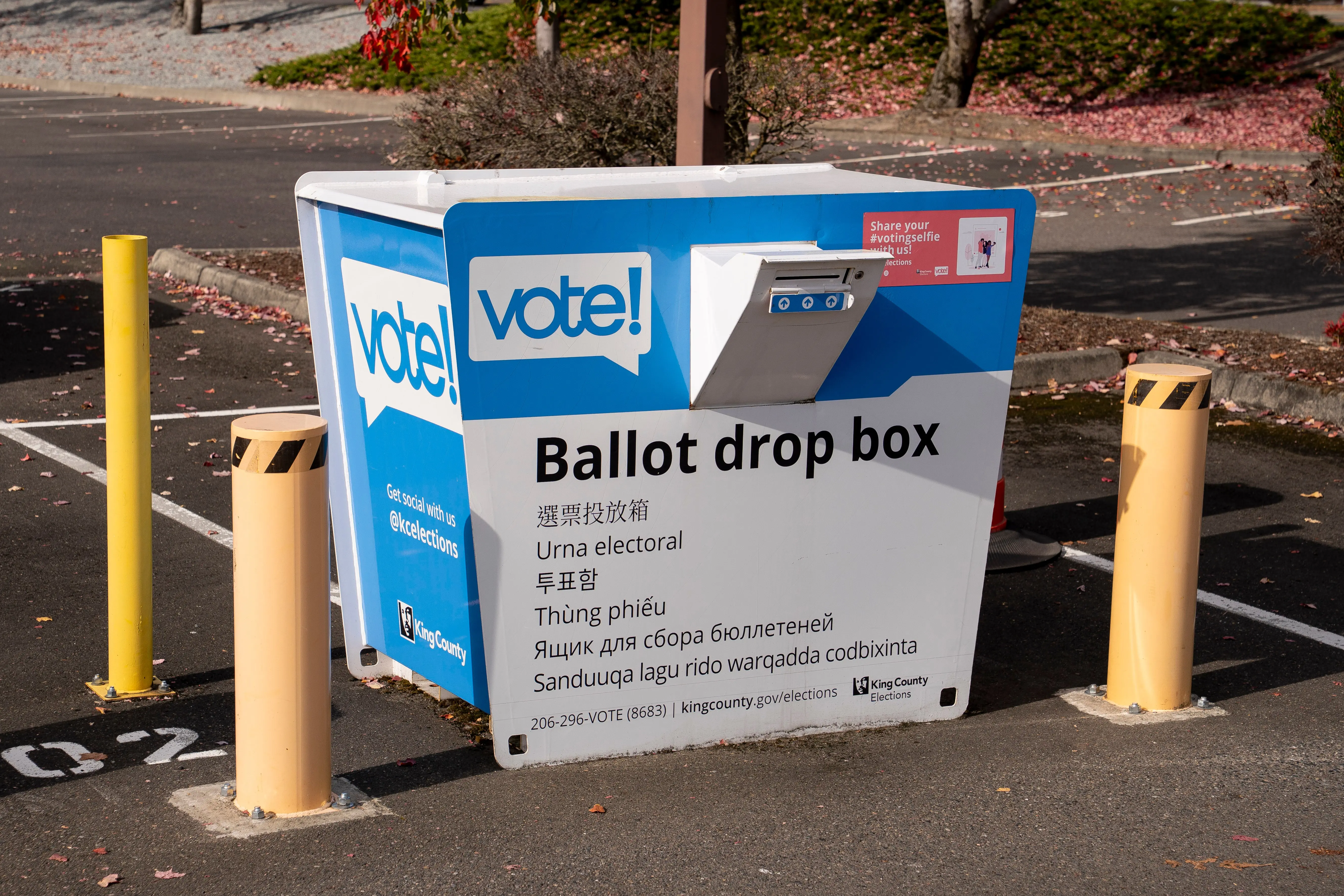 Trump targets Washington ballots as state warns of election interference
