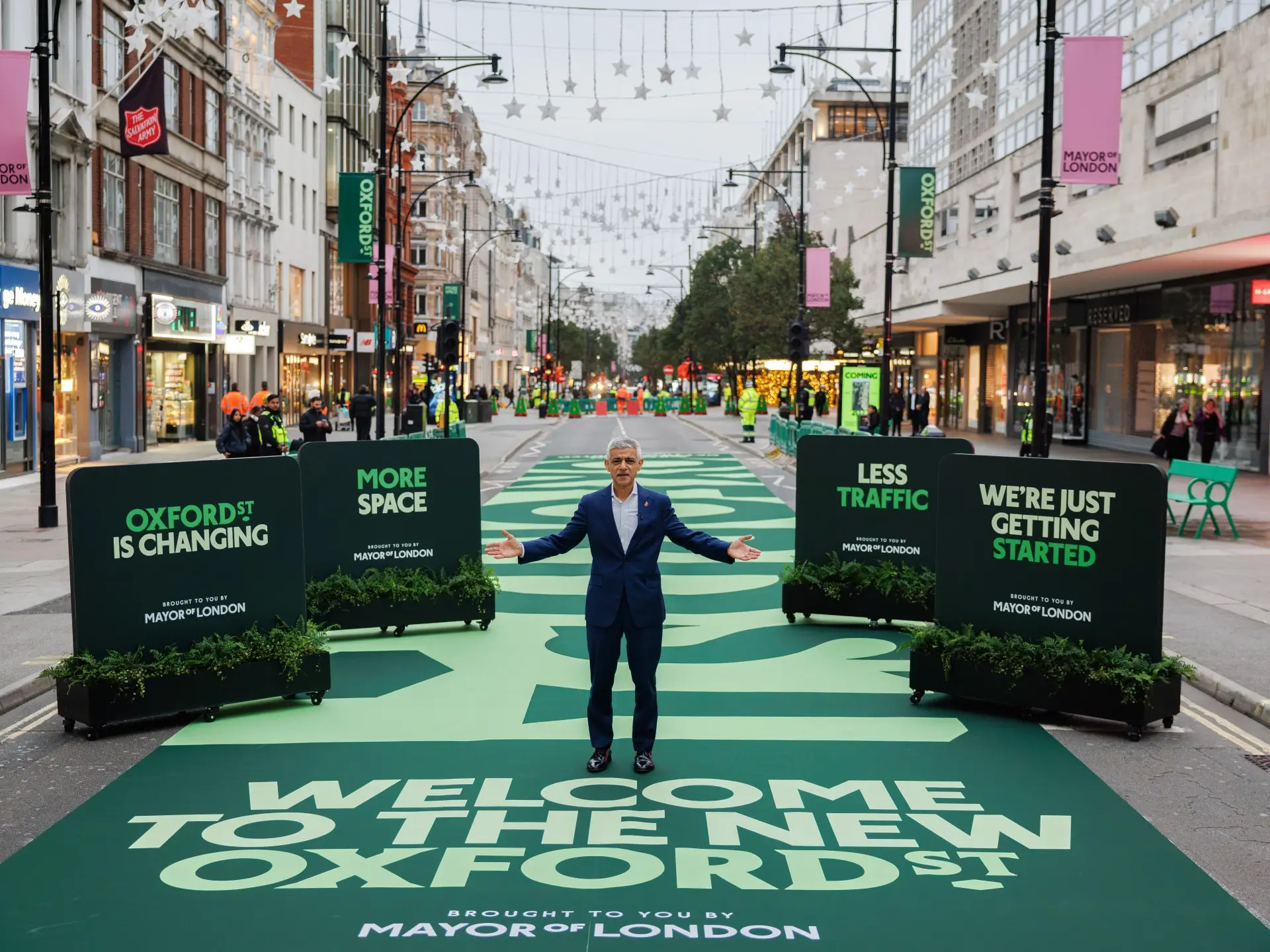 ‘It’s magical’: London’s iconic Oxford Street goes vehicle-free