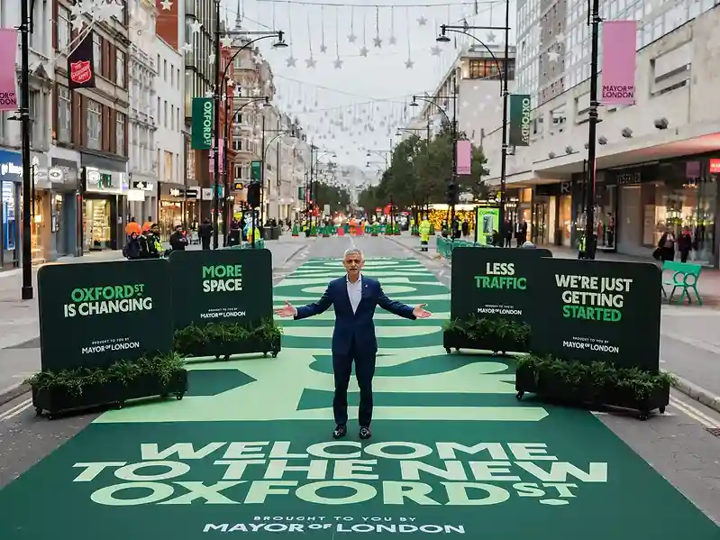 ‘It’s magical’: London’s iconic Oxford Street goes vehicle-free