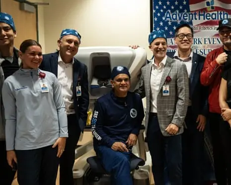 Doctor removes prostate from 35 miles away in first telerobotic surgery in US