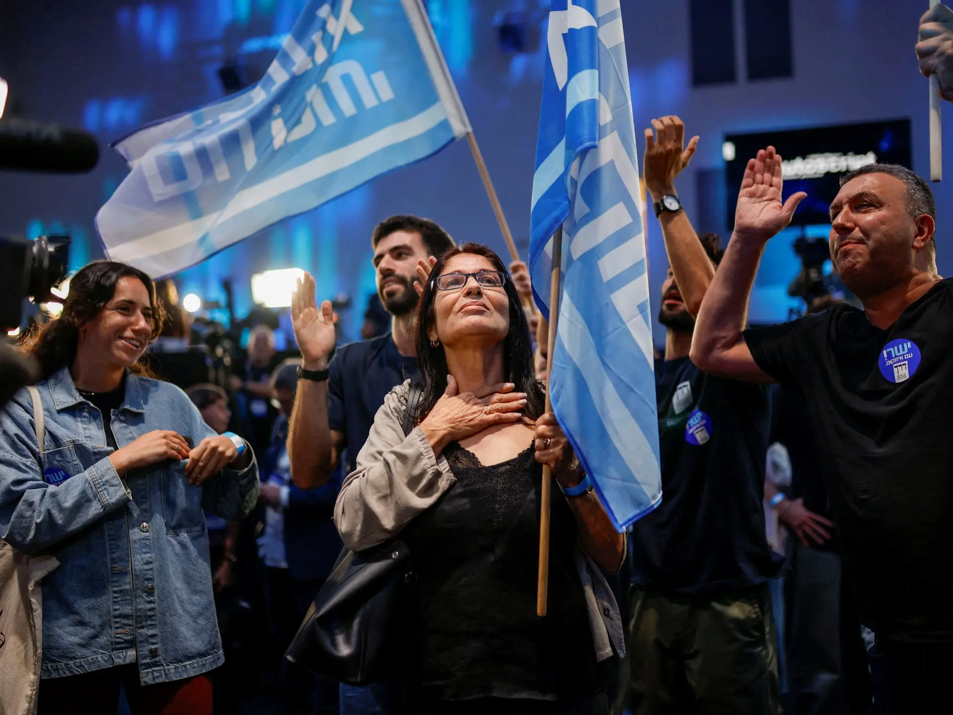 Netanyahu, Eisenkot camps clash over Israel election projections