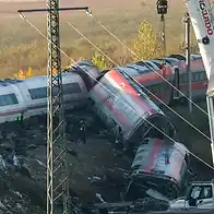 Rescue teams search wreckage for survivors after train crash in Spain
